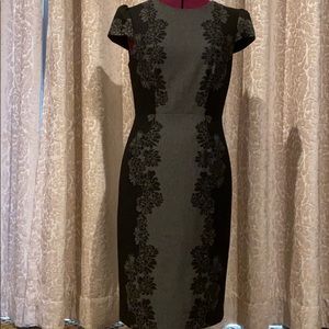 Betsey Johnson Floral Jacquard Knit Bodycon Dress